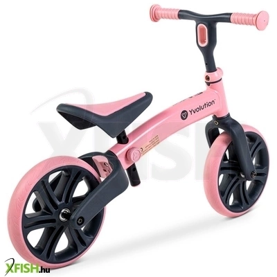 Y velo junior futóbicikli - rózsaszín