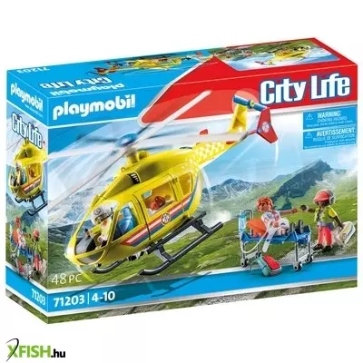 playmobil city life 71203 mentőhelikopter
