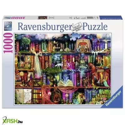 Ravensburger puzzle 1 000 db tündérek könvyespolca