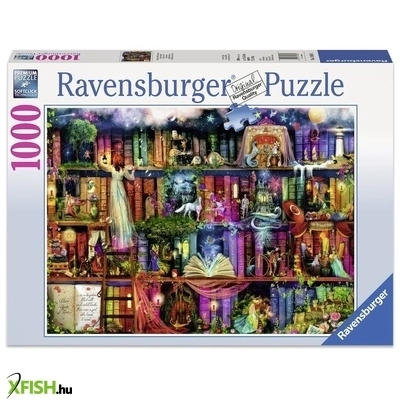 Ravensburger puzzle 1 000 db tündérek könvyespolca