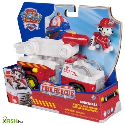 Spin master mancs őrjárat - fire rescue - marshall járműve