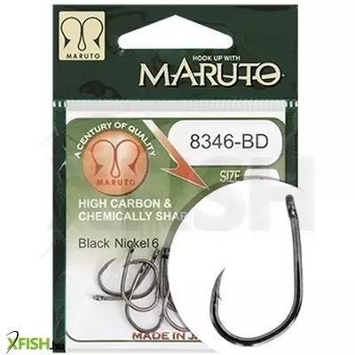 Maruto Horog 8346Bd Carp Hooks Barbed Forged T.D.E.10° Hc Black Nickel 4