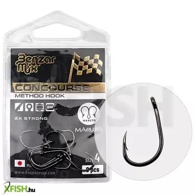 benzár concourse method strong 2x feeder horog 14 8 db/csomag