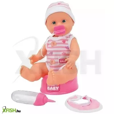New Born Baby pisilős játékbaba - 30 cm