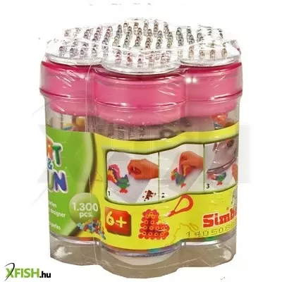 Art and Fun: 1300 darabos vasalható gyöngy készlet - több színben