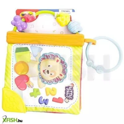 winfat állatos textilkönyv bébijáték