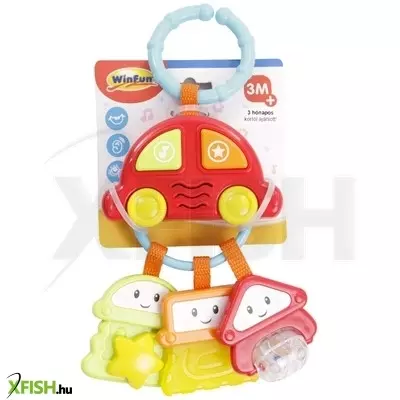 Winfat zenélő kulcs bébijáték