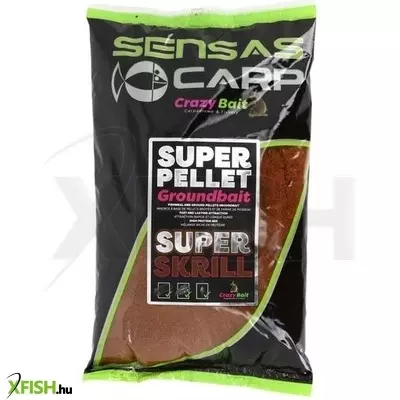 Sensas Super Pellet Groundbait Etetőanyag Super Skrill 1Kg