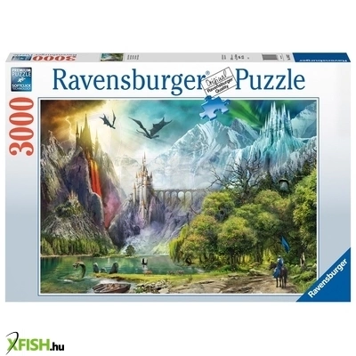 Ravensburger puzzle 3000 db - sárkányok birodalma