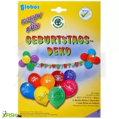 globos szülinapi lufi dekoráció készlet