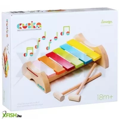 cubika színes fa xilofon