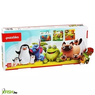 Cubika kedvenc állatok 3 az 1-ben XXL puzzle