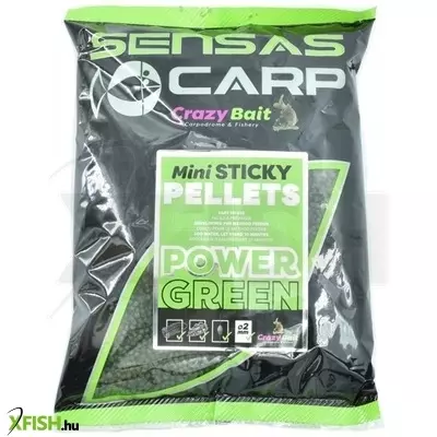 Sensas Mini Sticky Method Pellets 700G Power Green