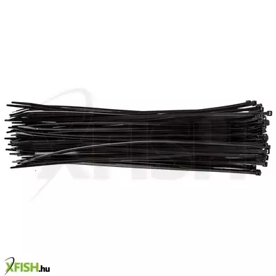 Neotools kábelkötegelő, gyorskötöző, 4,8mm X 370mm, fekete, 75db