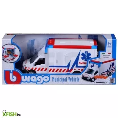 Bburago mentőautó hordággyal