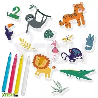 Ses ablakmatrica - dzsungel