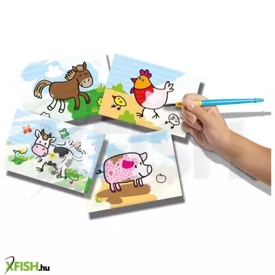 Ses első vizes színezőm farmállatok