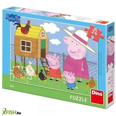 Dino puzzle 24 db - peppa malac