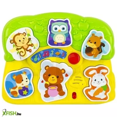 Winfun fények és hangok állatos puzzle bébijáték
