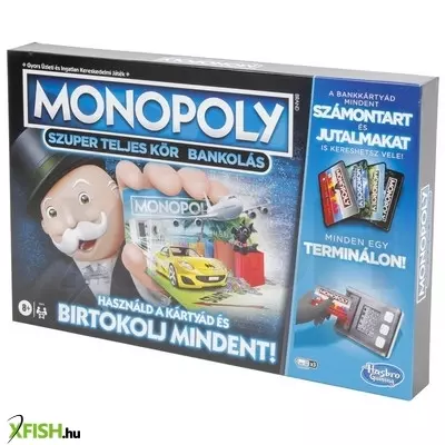 Monopoly super electronic banking társasjáték