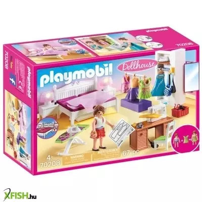 Playmobil hálószoba varrósarokkal 70208
