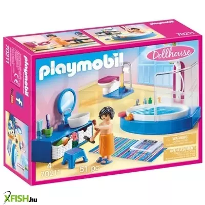 Playmobil fürdőszoba káddal 70211