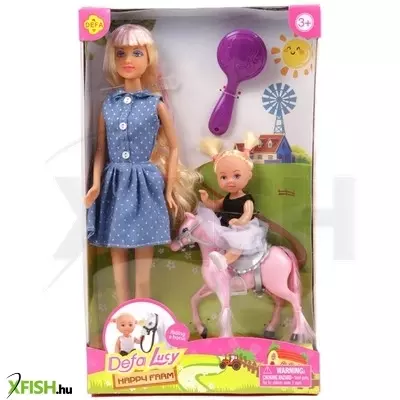 defa lucy baba farm készlet 2 babával - 29 cm