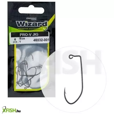 Wizard Horog Pro-V Jig Horog 1-es 6db/csomag