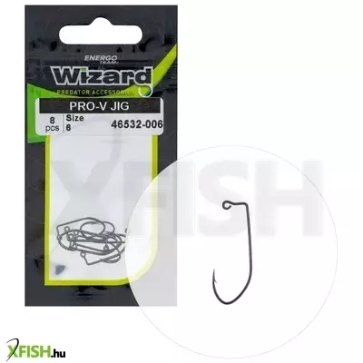 wizard horog pro-v jig horog 6-os 8db/csomag
