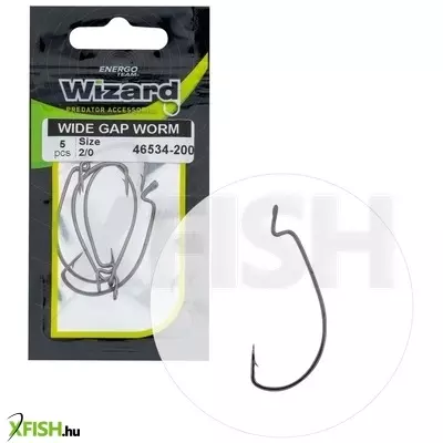 Wizard Horog Wide Gap Worm Jig Horog 2.0-ás 5db/csomag