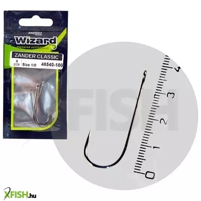 Wizard Zander Classic Pro Süllőző Horog 1.0-ás 4db/csomag