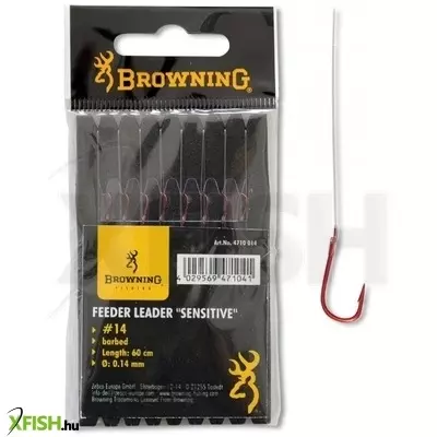 Browning Feeder Sensitive Hook-To-Nylon 2 Lbs 1 Kg 0,12 Mm 18 8 Db100 Cm 100 Cm