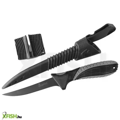 Dam Fishing Knife Inc.Sharpener Rozsdamentes acél kés 15,2 cm