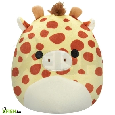 Squishmallows 20 cm - gary a zsiráf barna szarvakkal