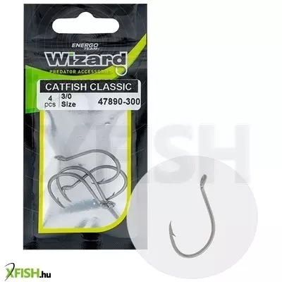 Wizard Catfish Classic Harcsázó Horog 1/0 4 db/csomag