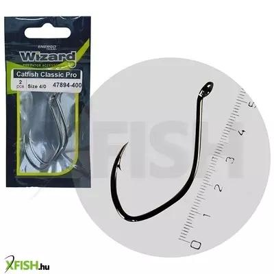 Wizard Catfish Classic Pro Harcsázó Horgog 4.0-ás 2db/csomag