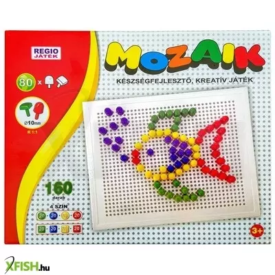 Megaplast mozaikkép készítő játék m10-160 db