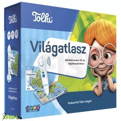 Tolki - világatlasz szett (könyv +toll)