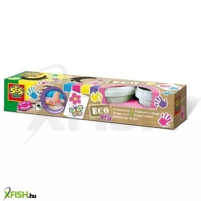Ses eco ujjfesték lányoknak készlet