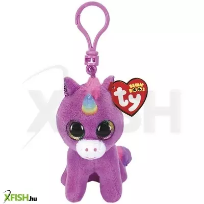 Ty beanie boos clip rosette lila unikornis 8, 5 cm