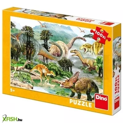 Dino dinoszauruszok 100 darabos XL puzzle