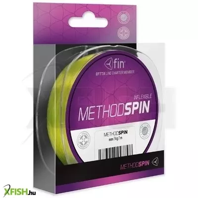 Delphin Fin Method Spin Monofil Pergető Zsinór 300m 0.22mm - Fluo Sárga (441865)