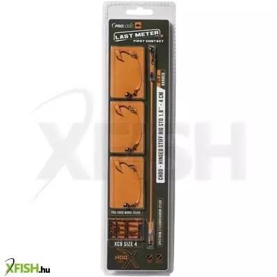 Prologic Chod szerelék - Hinged Stiff Rig STD 4cm 20lbs/XC8 méret 8 3db