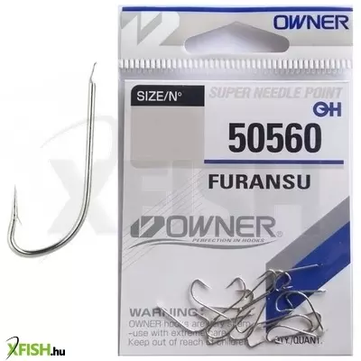 owner keszegező horog furansu (17db/csomag) 50560 16