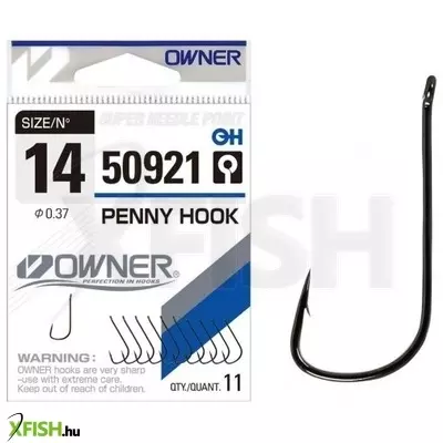 Owner Keszegező Horog Penny Hook (10Db/Csomag) 50921 10