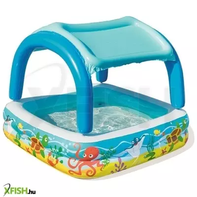 bestway bébimedence árnyékolóval - 140x140x114 cm