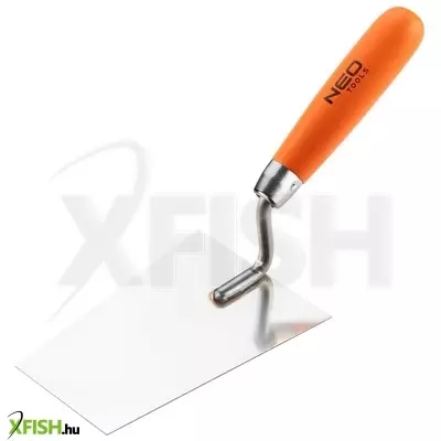 Neotools kőműves kanál szögletes, berni, 140mm, fa markolat