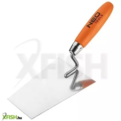 Neotools kőműves kanál szögletes, berni, 160mm, fa markolat
