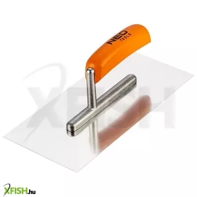 Neotools acél simító, rozsdamentes, 270x128mm, fa markolat