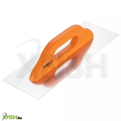 Neotools acél simító, rozsdamentes, 380x128mm, fa markolat